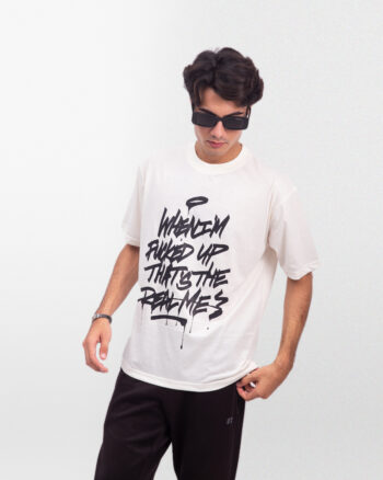 Stylish Text Oversized T-Shirt