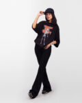 Skeleton Design Oversized T-Shirt