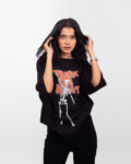 Skeleton Design Oversized T-Shirt